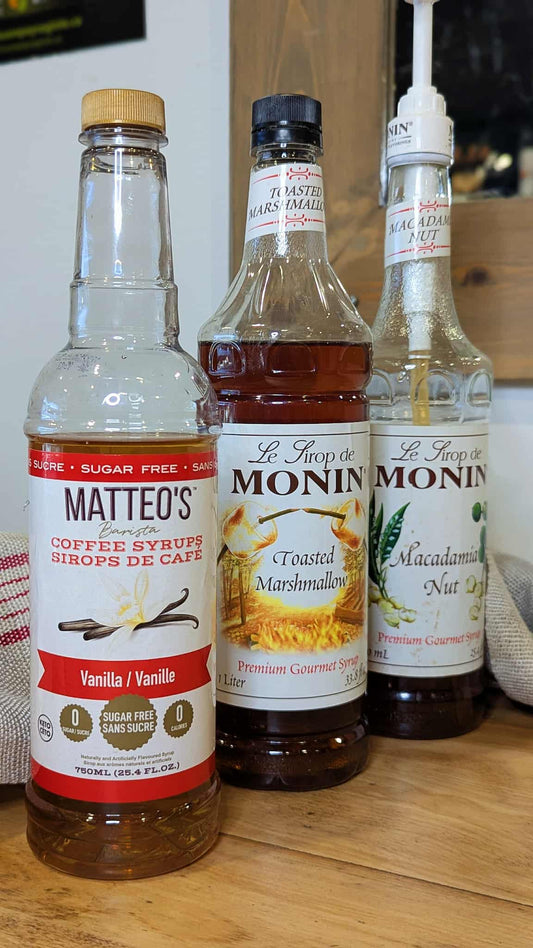 Les arômes - Ajoutez une petit boost à votre boisson