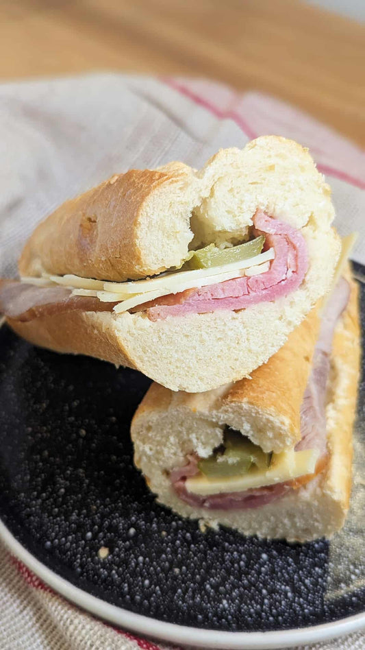 Baguette jambon beurre
