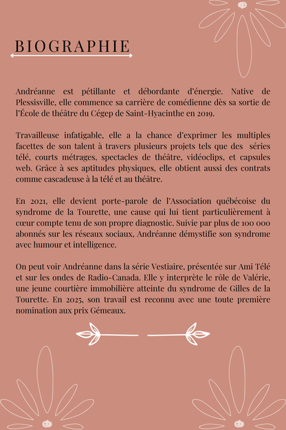 Soirée Conférence: Andreanne Fortin Conférencière